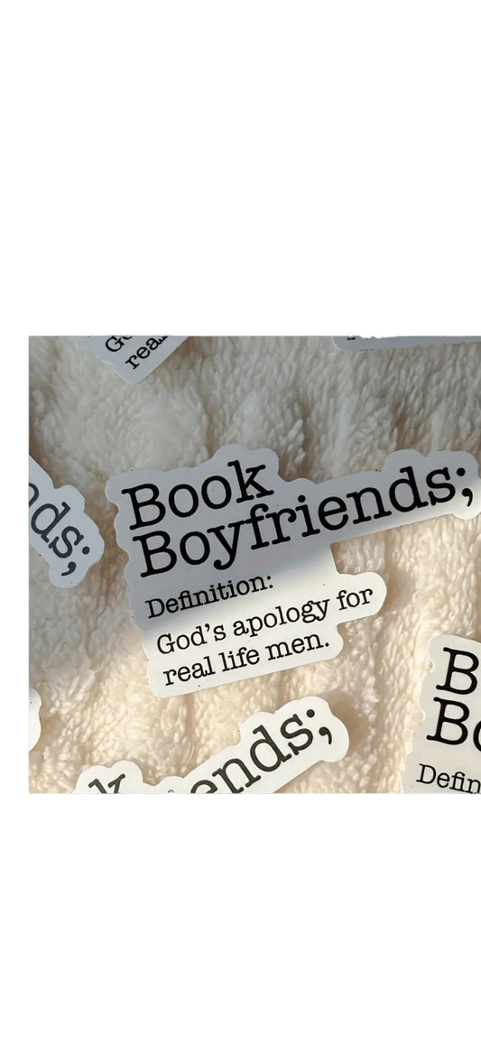 Book Boyfriend Vinyl Sticker